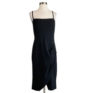 Laundry by Shelli Segal Women's Cocktail Dress Size 16 Black Sleeveless Sheath